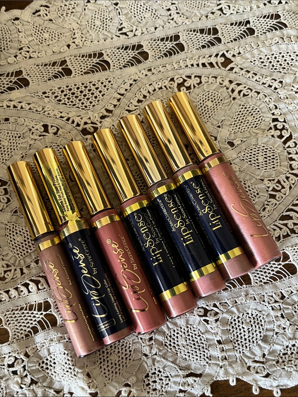 NWT SEALED LipSense 7 Lip Color Bundle Nudes/Pinks
